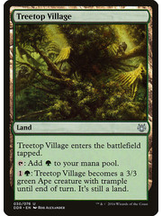 Magic: The Gathering Treetop Village (030) Lightly Played