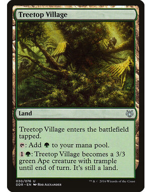 Magic: The Gathering Treetop Village (030) Lightly Played