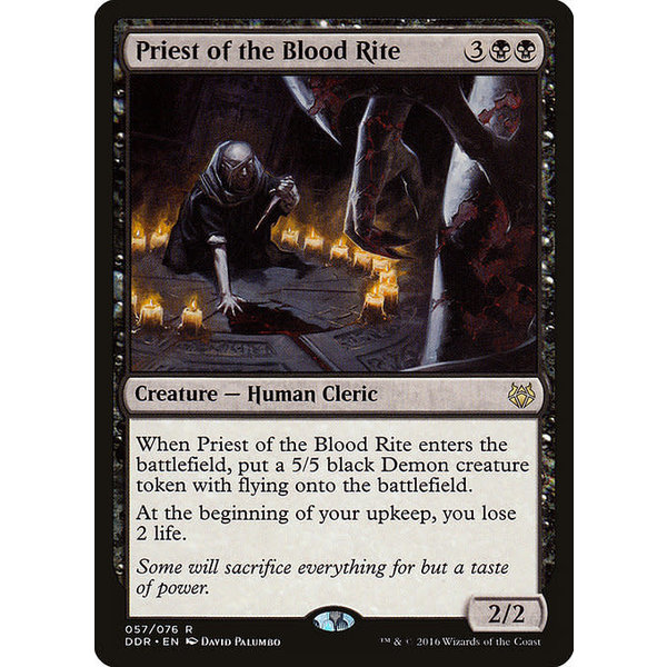 Magic: The Gathering Priest of the Blood Rite (057) Lightly Played