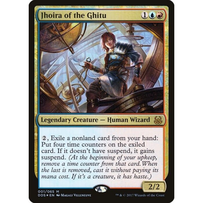 Magic: The Gathering Jhoira of the Ghitu (001) Lightly Played Foil