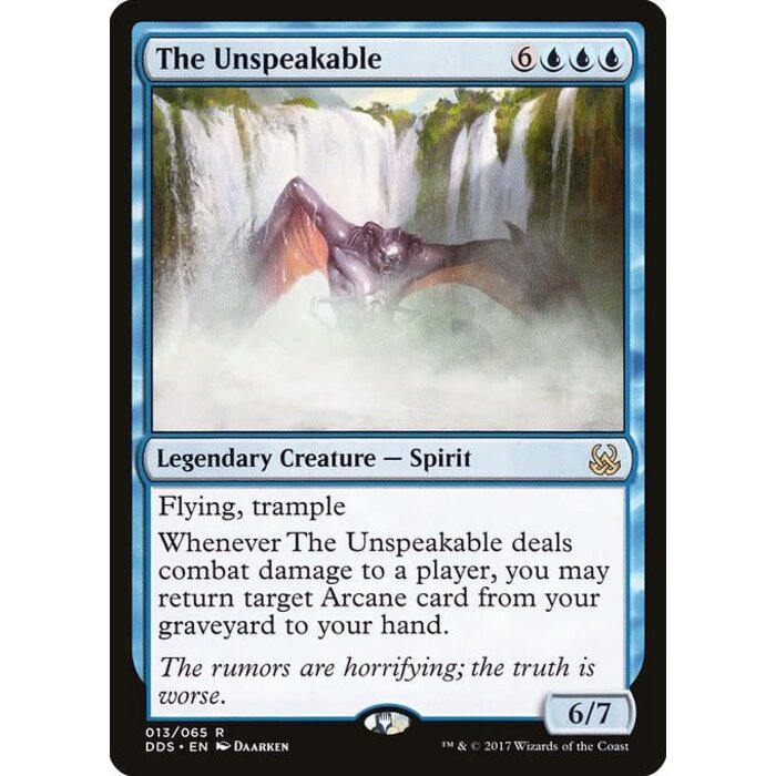 Magic: The Gathering The Unspeakable (013) Moderately Played