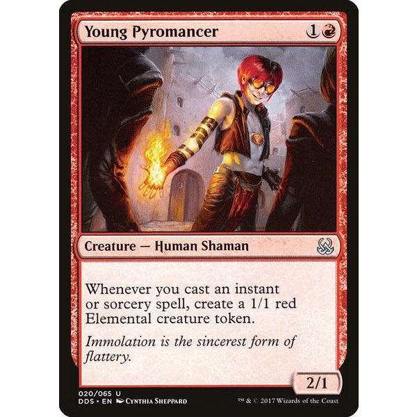 Magic: The Gathering Young Pyromancer (020) Moderately Played