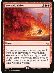Magic: The Gathering Volcanic Vision (019) Moderately Played