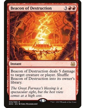 Magic: The Gathering Beacon of Destruction (035) Moderately Played