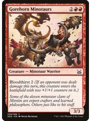 Magic: The Gathering Gorehorn Minotaurs (038) Moderately Played