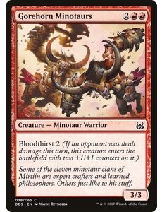 Magic: The Gathering Gorehorn Minotaurs (038) Moderately Played