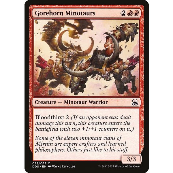 Magic: The Gathering Gorehorn Minotaurs (038) Moderately Played