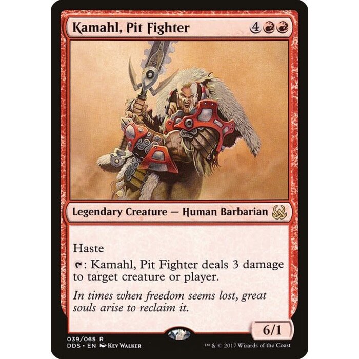 Magic: The Gathering Kamahl, Pit Fighter (039) Moderately Played