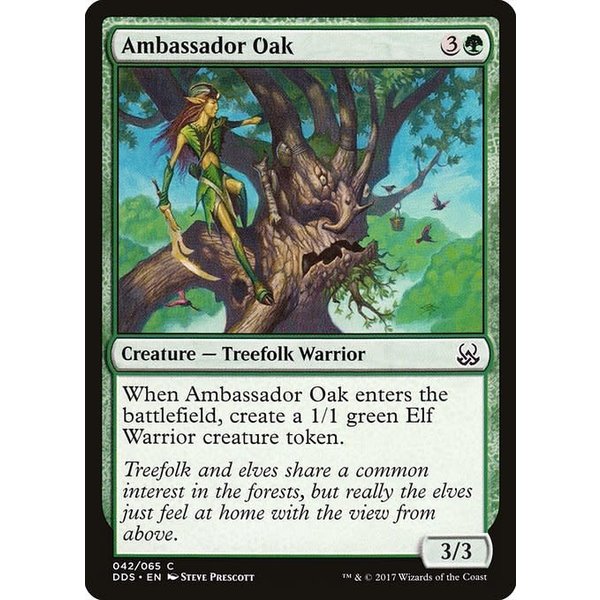 Magic: The Gathering Ambassador Oak (042) Moderately Played