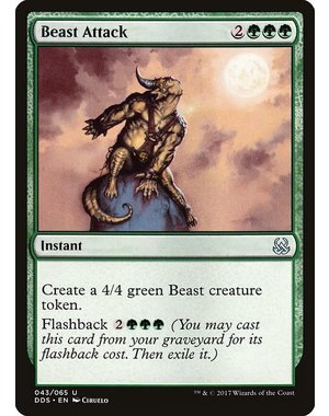 Magic: The Gathering Beast Attack (043) Moderately Played