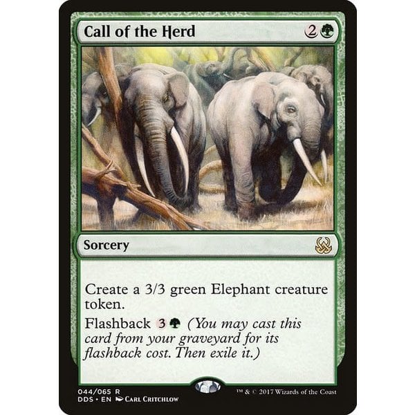 Magic: The Gathering Call of the Herd (044) Moderately Played