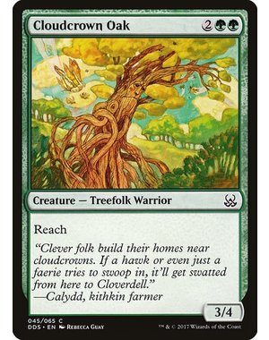 Magic: The Gathering Cloudcrown Oak (045) Moderately Played
