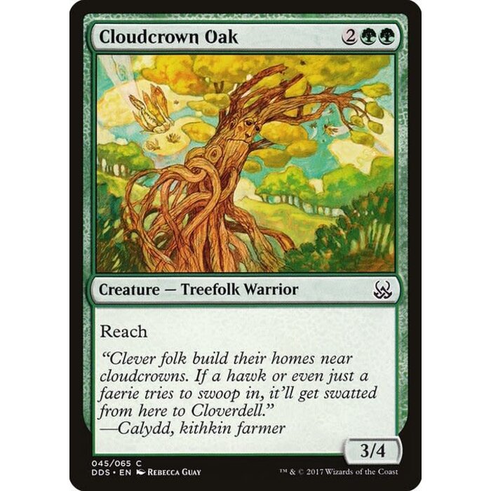 Magic: The Gathering Cloudcrown Oak (045) Moderately Played