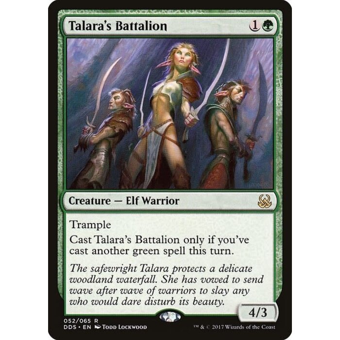Magic: The Gathering Talara's Battalion (052) Moderately Played