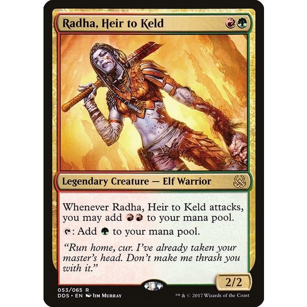 Magic: The Gathering Radha, Heir to Keld (053) Moderately Played