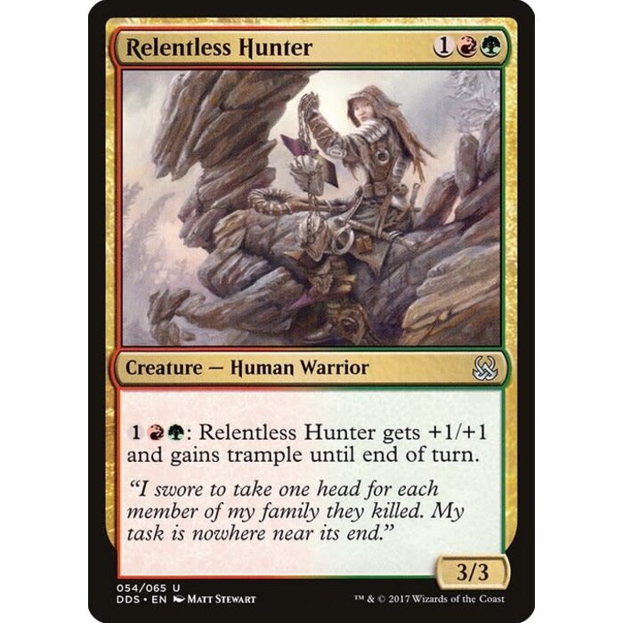 Magic: The Gathering Relentless Hunter (054) Moderately Played