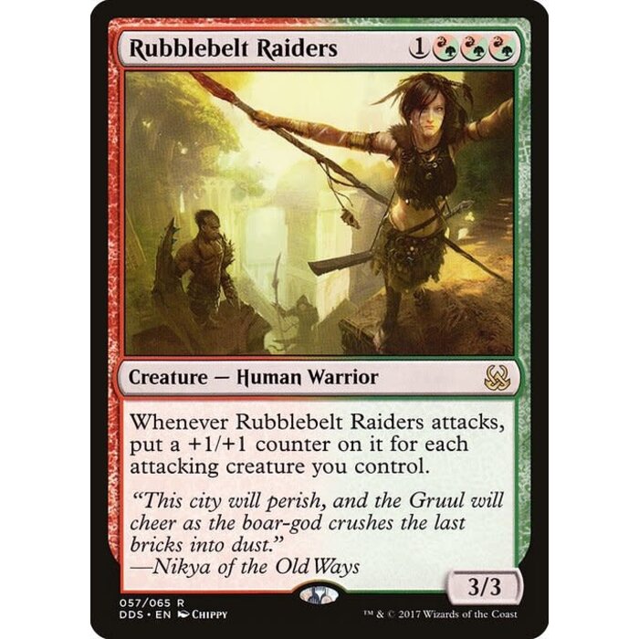 Magic: The Gathering Rubblebelt Raiders (057) Moderately Played