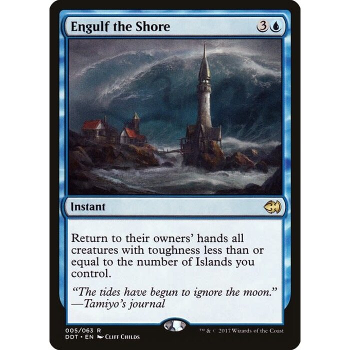 Magic: The Gathering Engulf the Shore (005) Moderately Played