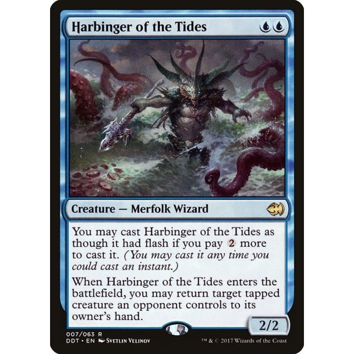 Magic: The Gathering Harbinger of the Tides (007) Moderately Played