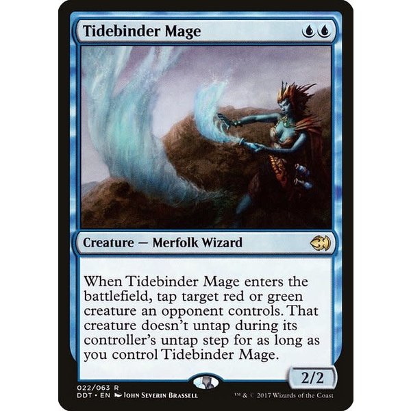 Magic: The Gathering Tidebinder Mage (022) Lightly Played