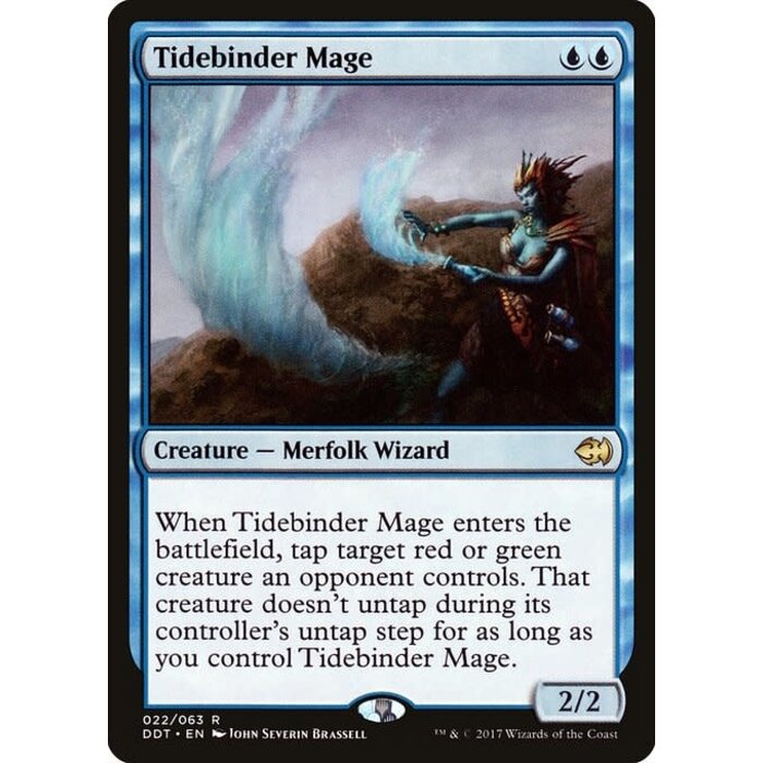 Magic: The Gathering Tidebinder Mage (022) Lightly Played