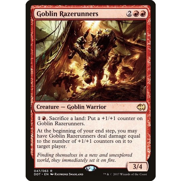 Magic: The Gathering Goblin Razerunners (047) Moderately Played
