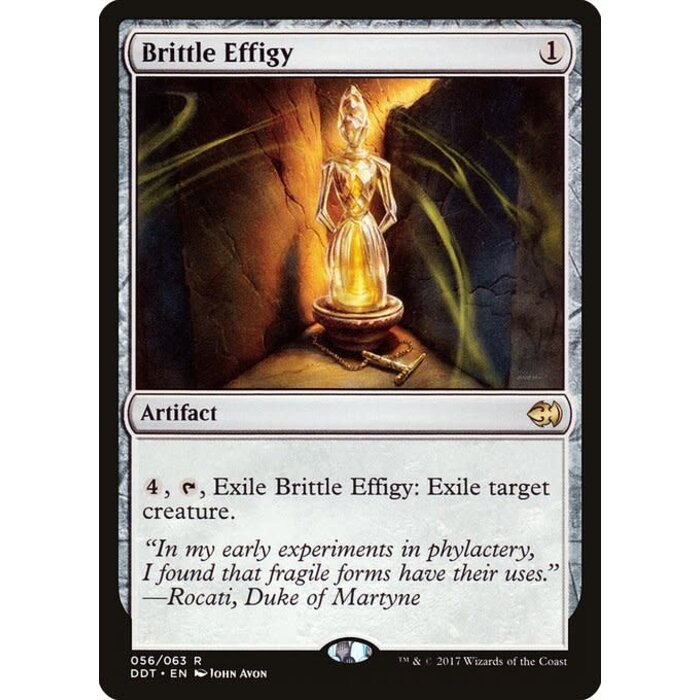 Magic: The Gathering Brittle Effigy (056) Moderately Played