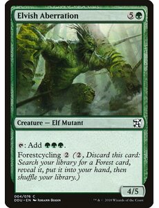 Magic: The Gathering Elvish Aberration (004) Lightly Played
