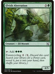 Magic: The Gathering Elvish Aberration (004) Moderately Played