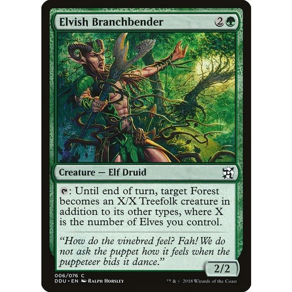 Magic: The Gathering Elvish Branchbender (006) Lightly Played