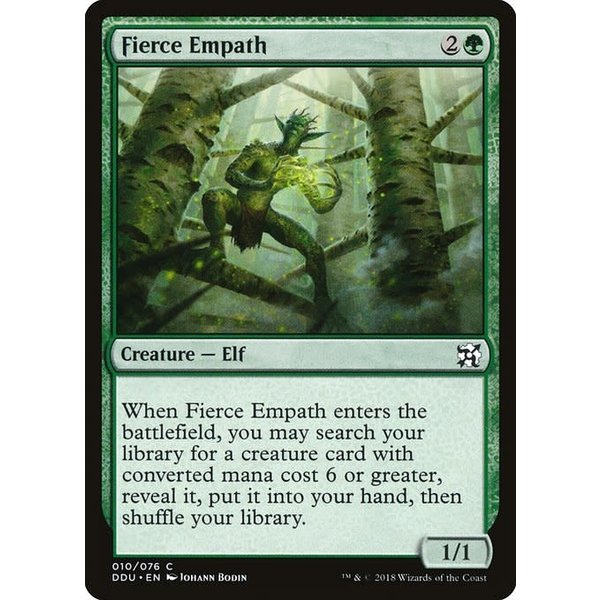 Magic: The Gathering Fierce Empath (010) Lightly Played