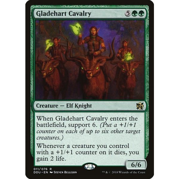 Magic: The Gathering Gladehart Cavalry (011) Lightly Played