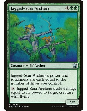 Magic: The Gathering Jagged-Scar Archers (013) Moderately Played