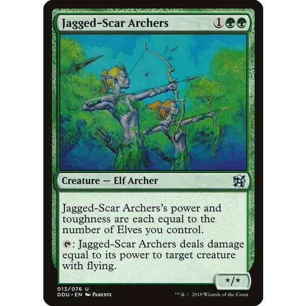 Magic: The Gathering Jagged-Scar Archers (013) Lightly Played