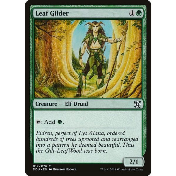 Magic: The Gathering Leaf Gilder (017) Moderately Played