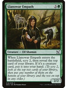 Magic: The Gathering Llanowar Empath (018) Moderately Played