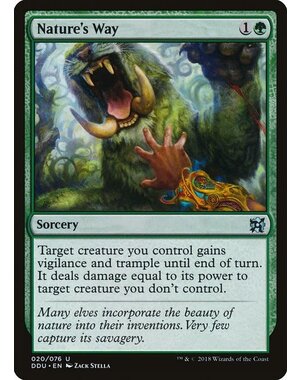 Magic: The Gathering Nature's Way (020) Lightly Played