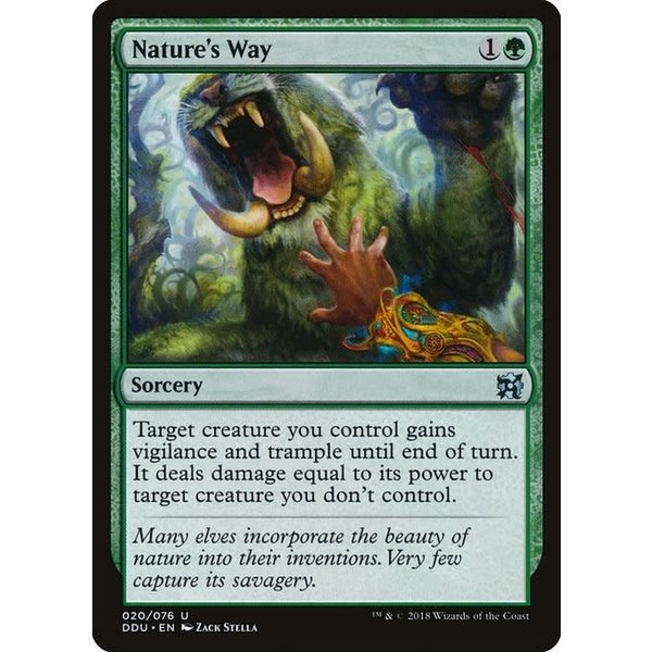 Magic: The Gathering Nature's Way (020) Moderately Played