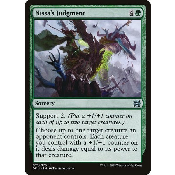 Magic: The Gathering Nissa's Judgment (021) Lightly Played
