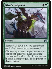 Magic: The Gathering Nissa's Judgment (021) Moderately Played