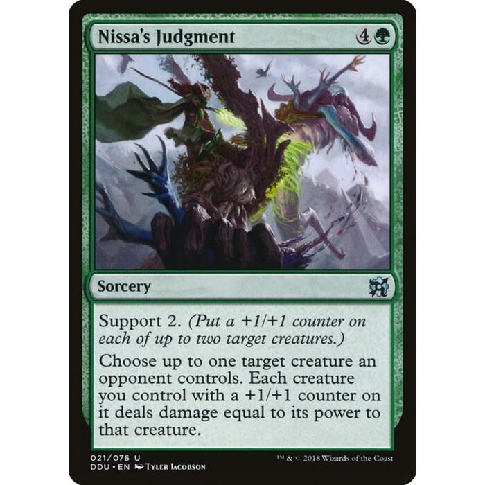 Magic: The Gathering Nissa's Judgment (021) Moderately Played