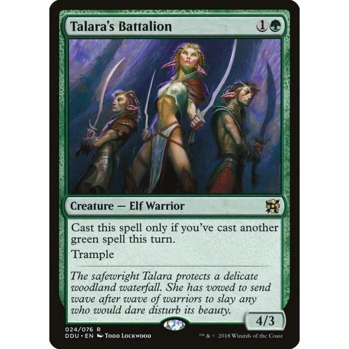 Magic: The Gathering Talara's Battalion (024) Moderately Played
