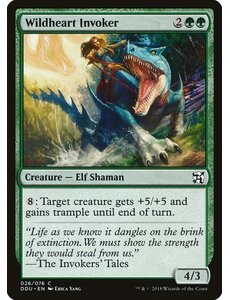 Magic: The Gathering Wildheart Invoker (026) Moderately Played