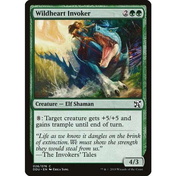 Magic: The Gathering Wildheart Invoker (026) Moderately Played