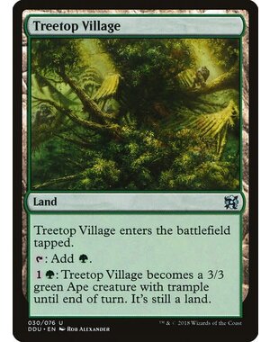 Magic: The Gathering Treetop Village (030) Lightly Played