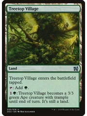 Magic: The Gathering Treetop Village (030) Moderately Played