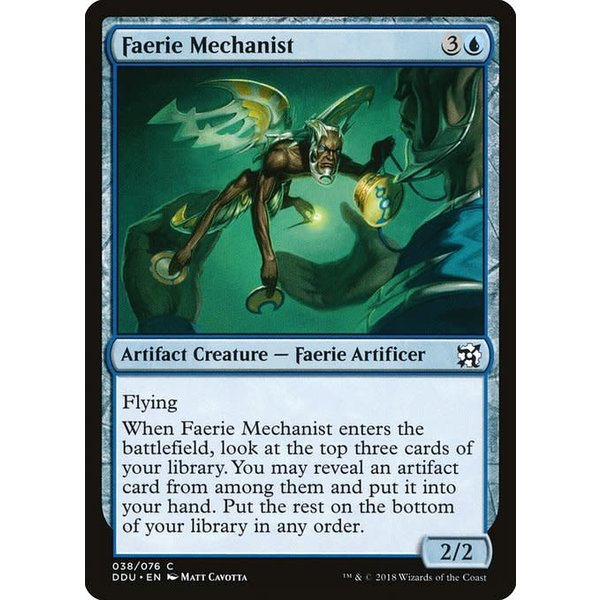 Magic: The Gathering Faerie Mechanist (038) Moderately Played
