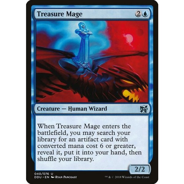 Magic: The Gathering Treasure Mage (040) Moderately Played