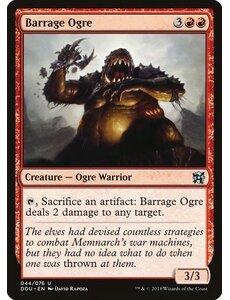 Magic: The Gathering Barrage Ogre (044) Moderately Played