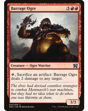 Magic: The Gathering Barrage Ogre (044) Moderately Played
